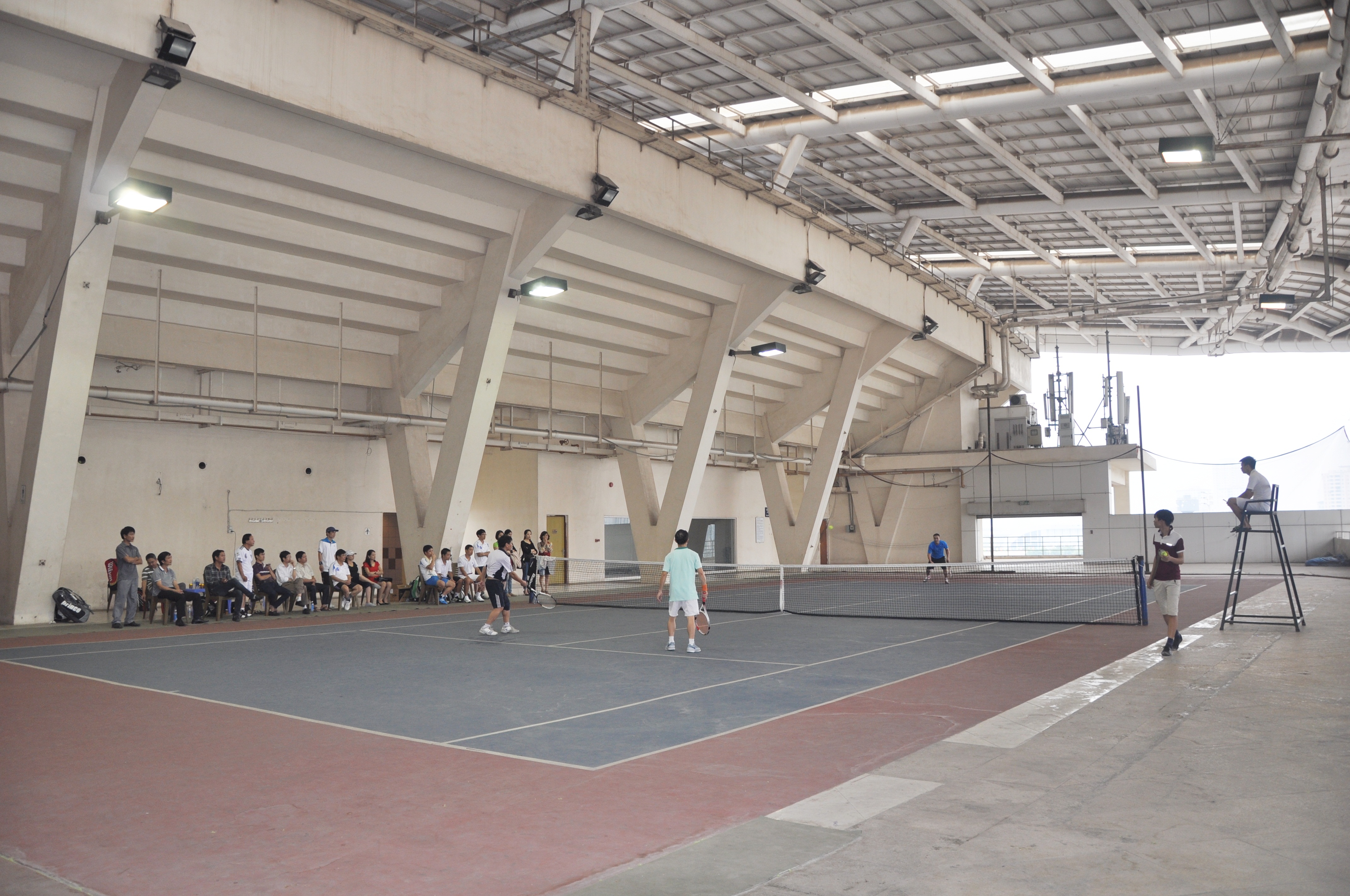 Giải Tennis diễn ra tại Sân vận động Mỹ Đình